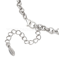 2 bracelet à breloques en acier inoxydable 304&nbsp;BJEW-JB12823