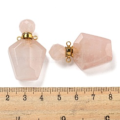 Facettes naturel rose Pendentif quartz&nbsp;G-A225-01A-G
