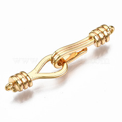 Messinghaken und S-Haken Verschlüsse&nbsp;KK-T063-70G-NF