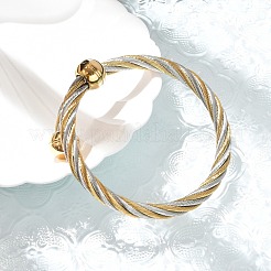 304 Edelstahl-Drehmomentarmreifen für Damen&nbsp;BJEW-M042-07GP