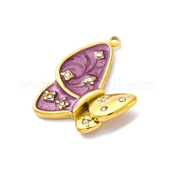 304 Edelstahl-Emaille-Anhänger&nbsp;STAS-S163-03A-G