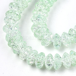 Perles en verre craquelé&nbsp;X-GLAA-S192-004H