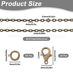 Kit de fabrication de collier de bracelet de chaîne de bricolage&nbsp;DIY-SC0023-71