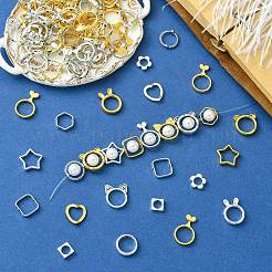 100 pz 20 stili telaio perline in lega&nbsp;FIND-CJ0003-83