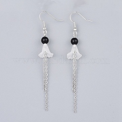 (vente d'usine de fêtes de bijoux) boucles d'oreilles pendantes en acrylique&nbsp;EJEW-JE03186