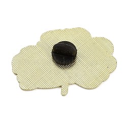 Spille smaltate a forma di foglia di loto&nbsp;JEWB-I060-01G-01