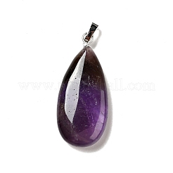 Pendenti d'ametista naturale&nbsp;G-P474-01P-08