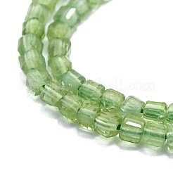 Natürliche grüne Apatit Perlen Stränge&nbsp;G-P457-B01-12