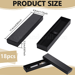 Boîtes d'emballage de stylos en carton&nbsp;CON-WH0086-108