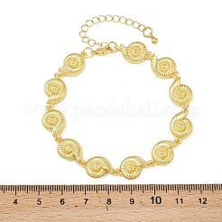 Bracelets à maillons en laiton pour femmes&nbsp;BJEW-A090-06C-G