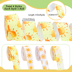 20 Yards 4 Stile Sonnenmuster Polyesterband&nbsp;OCOR-PH0007-71