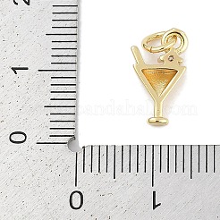 Ottone micro spianare pendenti zirconi&nbsp;KK-Q028-70G-02