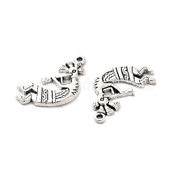 Tibetischer stil Aluminium Anhänger & Charms&nbsp;TIBE-B001-19AS