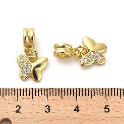 Micro Pave Bijoux de zircone cubique en laiton de placage en râtelier&nbsp;KK-S398-04A