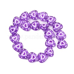 Chapelets de perles vernissées manuelles&nbsp;LAMP-R004-06B-02