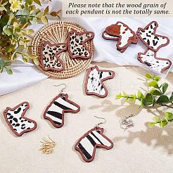 Kit fai da te per realizzare orecchini a forma di testa di cavallo&nbsp;DIY-OC0009-81