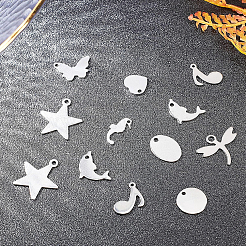 Pendentifs en acier inoxydable&nbsp;STAS-BC0003-02