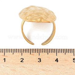 Offene Manschettenringe aus 304 Edelstahl mit Ozeanmotiven für Damen&nbsp;RJEW-K293-02C-G