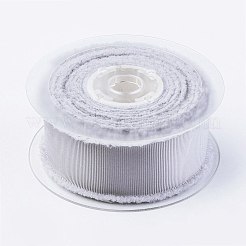 Rubans gros-grain effilochés en polyester&nbsp;ORIB-E001-16mm-012A