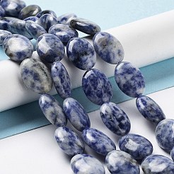 Fili di perle di diaspro macchia blu naturale&nbsp;G-L164-A-30