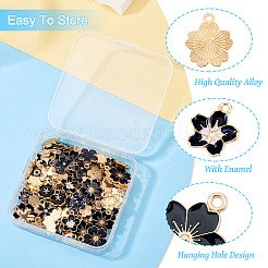 Encantos de esmalte de aleación 100pcs 10 estilos&nbsp;ENAM-TA0003-01