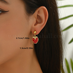 Elegantes pendientes colgantes de latón&nbsp;PA9879-3