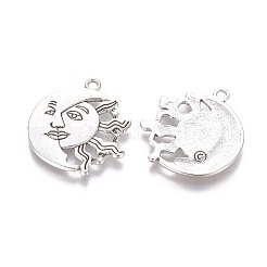 Pendentifs en alliage de style tibétain&nbsp;TIBEP-22752-AS-RS