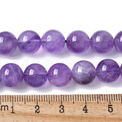 Natürlichen Amethyst Perlen Stränge&nbsp;G-R446-10mm-21-A