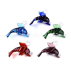 Pendentifs vernissées manuelles&nbsp;LA-N048-23