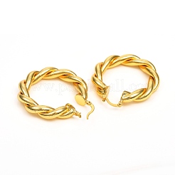 Boucles d'oreilles en laiton&nbsp;EJEW-F250-04-G