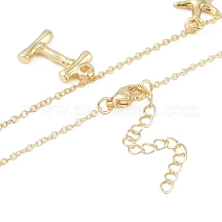 Collane con ciondolo iniziale a forma di conchiglia placcate in oro 18k stile bohémien estivo da spiaggia&nbsp;IL8059-9