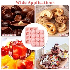 Moules en silicone pour chocolat en forme de cœur et de fleur&nbsp;ST-CJ0043-062