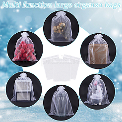 30 stücke große organza beutel tragbare schuhe tasche reise lagerung kordelzug taschen&nbsp;OP-SP0001-03B-01