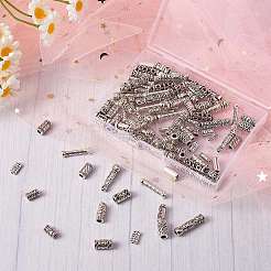 150 stücke 15 stil tibetischen stil legierung rohr perlen&nbsp;FIND-SZ0001-16-RS