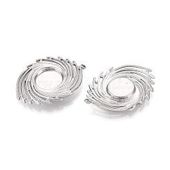 Cabochon pendenti in acciaio inossidabile 304&nbsp;STAS-T067-23P