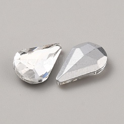Cabujones de cristal de rhinestone&nbsp;GLAA-WH0045-06C