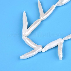 Natürliche Barockperle Keshiperlen Stränge&nbsp;PEAR-N021-16A