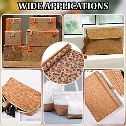 Korkstoff mit Blumenmuster&nbsp;DIY-CY0003-04