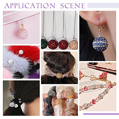 24 Stück 6 Stile Harz-Strass-Anhänger&nbsp;PALLOY-PH01657