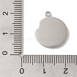 Pendentifs en acier inoxydable 304&nbsp;STAS-B074-08P-08