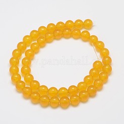 Natürliche und gefärbte Perle Malaysia Jade Stränge&nbsp;X-G-A146-8mm-A03