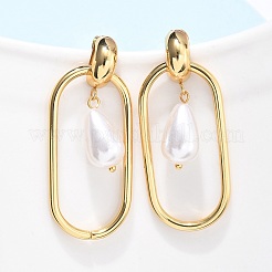 Pendientes colgantes rectangulares de acero inoxidable 304&nbsp;EJEW-C142-06G