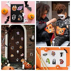100 Uds. Pegatinas láser autoadhesivas de pvc holográficas de halloween&nbsp;DIY-B064-02A
