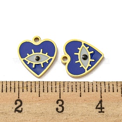 304 Edelstahl-Emaille-Anhänger&nbsp;STAS-L022-004G