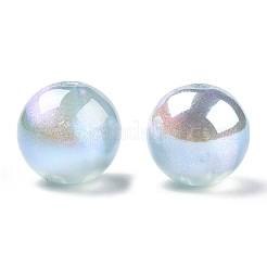 Perles d'imitation perles en plastique ABS&nbsp;PACR-N013-01B-01