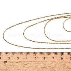 Mehrlagige Halsketten aus 304er Edelstahl mit Boston-Gliederkette für Damen&nbsp;NJEW-U025-01G-02