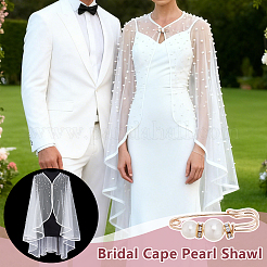 Hochzeitsmäntel aus Polyester&nbsp;DIY-WH0622-612B