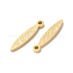 Placcatura ionica (ip) ciondoli in acciaio inossidabile chirurgico 316l&nbsp;STAS-H213-39G