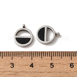 304 Edelstahl-Emaille-Anhänger&nbsp;STAS-L022-334P
