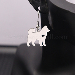 Pendientes colgantes de acero inoxidable 304 para mujer&nbsp;WG519B6-01
